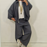 Coordinato Asia grigio