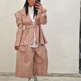 Blazer PITON rosa