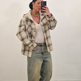 Camicione di jeans MULAN camel