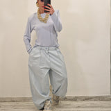 Maglia ENOLA celeste polvere