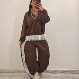 Coordinato tuta BLISS LUMINA marrone