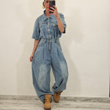 Tuta intera in denim AMIRY