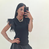 Maglia Pois nera