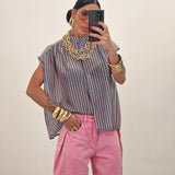 Camicia VEGAS rosa righe