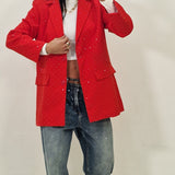 Blazer SHINE rosso