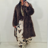 ESMERALDA brown eco fur