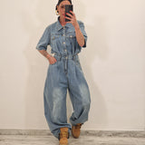 Tuta intera in denim AMIRY