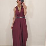 Tuta intera MERYLIN bordeaux