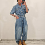 Tuta intera in denim AMIRY