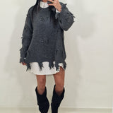 Maxi Pull CLAIRE smoke