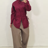 Camicia Samira bordeaux