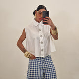 Camicia SWAROVSKI  bianca