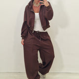 Coordinato Melany marrone