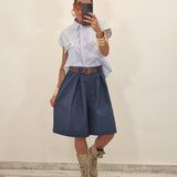 Camicia MIAMI righe celeste