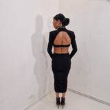 MARSEILLE black dress