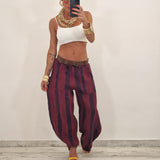 Pantalone ROUGE righe
