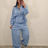 Coordinato tuta ASSIA celeste