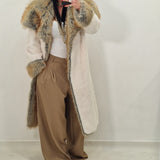 White SHAKIRA eco fur