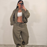 Coordinato ARON verde militare