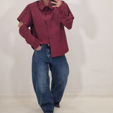 Camicia Ginevra bordeaux