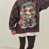 Felpone Cool marrone