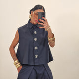 Camicia SWAROVSKI  blu