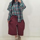 Red and green OXFORD shirt