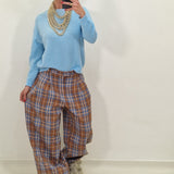 BERLIN checked trousers