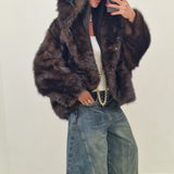 Eco pelliccia AURA t moro