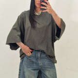 T-shirt Just verde militare
