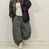 Pantalone Helena verde militare