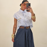 Camicia MIAMI righe celeste