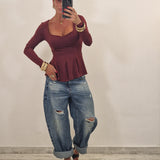 Maglia MIA bordeaux