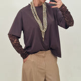 Maglia Andrometa marrone