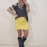 Gold DIAMOND skirt