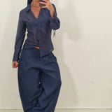 Pantalone Step  blu
