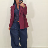 Blazer Raissa borgogna