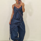 Canotta Lunga Miami blu