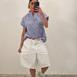 Bermuda di jeans bianco ELIA