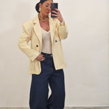 Blazer HALEY a righe giallo