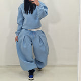 LIVIA light blue coordinated/tracksuit