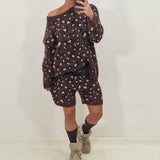 Coordinato Marlyn marrone