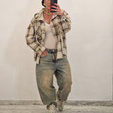 Camicione di jeans MULAN camel