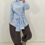 Maxi shirt CELESTIAL light blue
