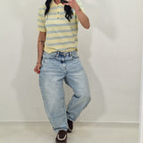 Polo ANGEL righe giallo