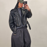 Chiodo in ecopelle STONES nero