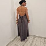 Camicione  STACY righe marrone