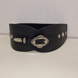 Black and silver BOBBY belt