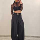 Giacchino crop LUCY nero