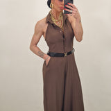 Tuta intera MERYLIN marrone